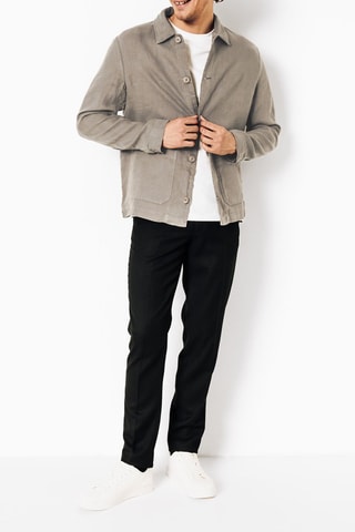 Chaqueta de lino - Beige