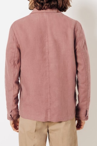 Chaqueta de lino - Rosa