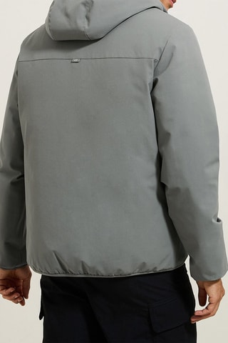 Chaqueta con capucha - Caqui