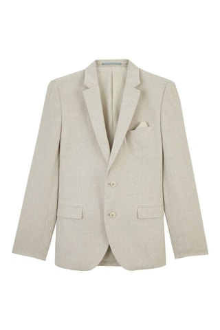 Chaqueta de lino - Beige