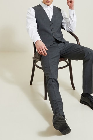 Chaleco de traje slim fit - Antracita