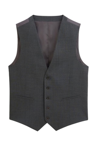 Chaleco de traje slim fit - Antracita