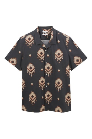 Camisa corta regular fit - Verde