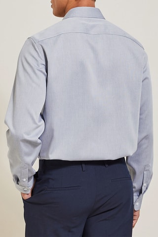 Camisa regular fit - Azul