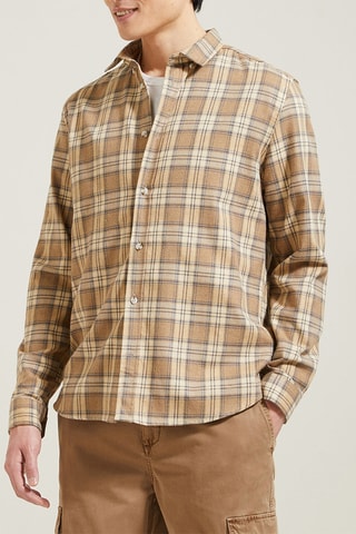 Camisa regular fit - Amarillo
