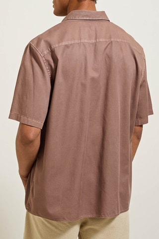 Camisa corta regular fit - Rosa