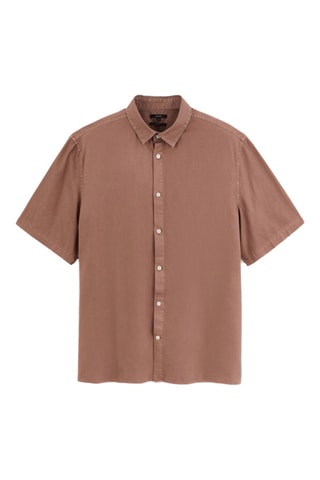 Camisa corta regular fit - Rosa