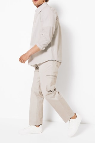 Camisa regular fit - Beige