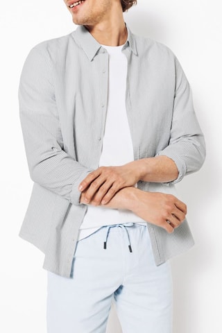 Camisa regular fit - Caqui