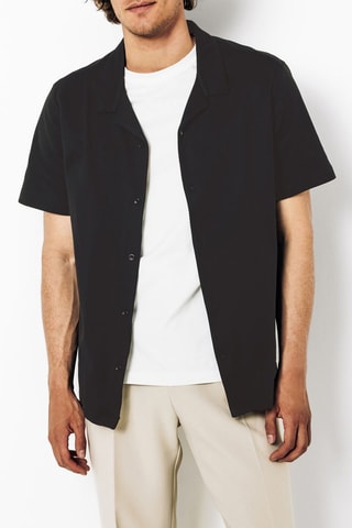 Camisa regular fit - Negro