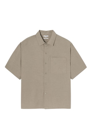 Camisa boxy fit - Beige