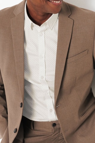 Camisa slim fit - Blanco
