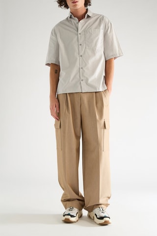 Camisa regular fit - Gris claro