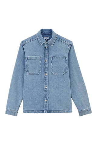 Sobrecamisa vaquera regular fit - Azul