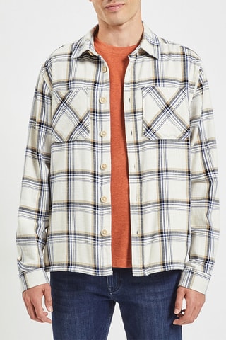 Sobrecamisa regular fit - Beige