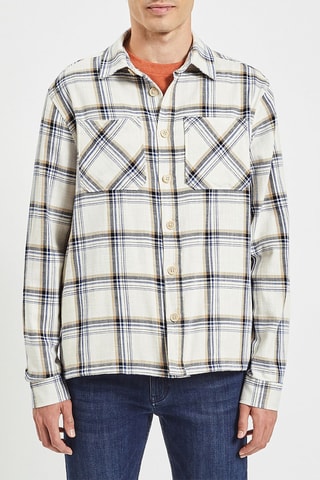 Sobrecamisa regular fit - Beige