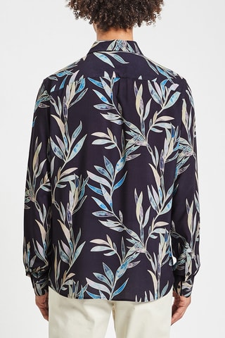 Camisa slim fit - Azul marino