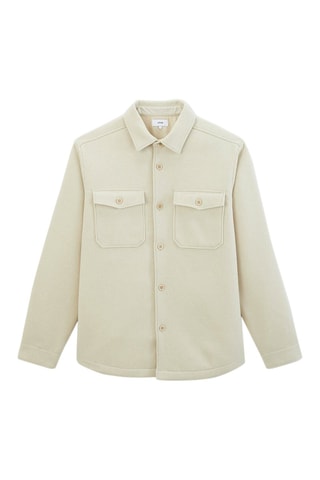 Sobrecamisa regular fit - Beige