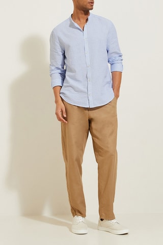 Camisa regular fit - Azul