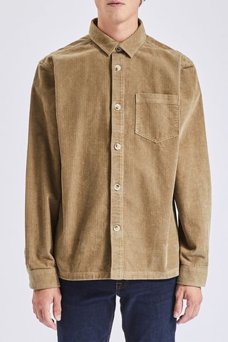 Sobrecamisa regular fit - Beige