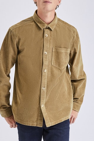 Sobrecamisa regular fit - Beige