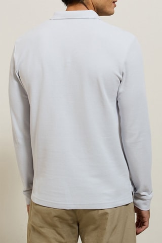 Polo regular fit de algodón orgánico - Gris claro