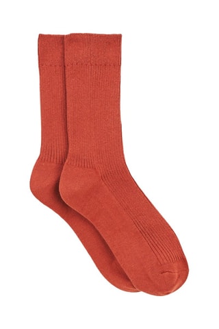 Calcetines de algodón orgánico - Burdeos