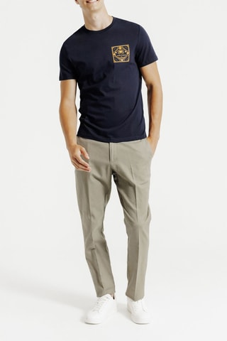 Camiseta slim fit - Azul oscuro