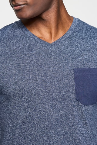 Camiseta - Azul marino jaspeado
