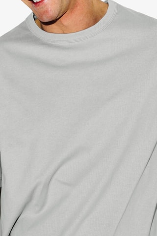Camiseta relaxed fit - Gris claro