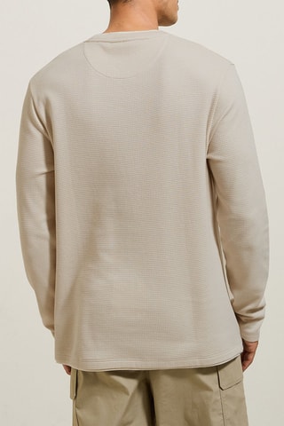 Camiseta regular fit - Beige