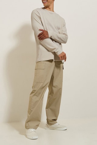 Camiseta regular fit - Beige