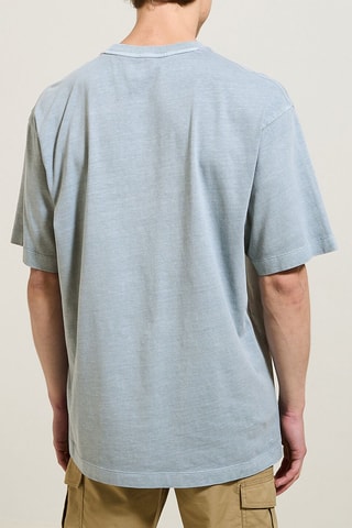 Camiseta relaxed fit - Gris claro