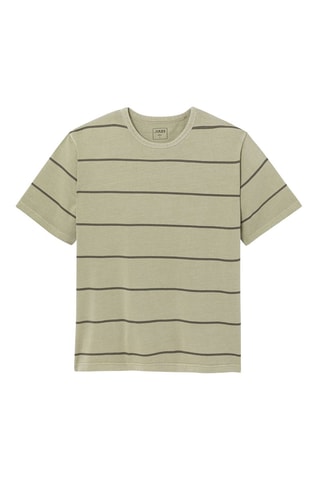 Camiseta relaxed fit - Verde oliva