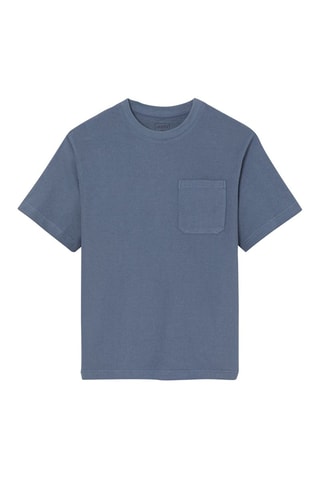 Camiseta relaxed fit - Azul cobalto