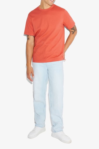 Camiseta regular fit de algodón orgánico - Naranja