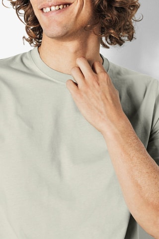 Camiseta regular fit de algodón orgánico - Gris claro