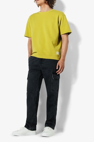 Camiseta relaxed fit - Amarillo