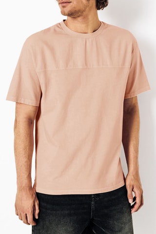 Camiseta relaxed fit - Naranja