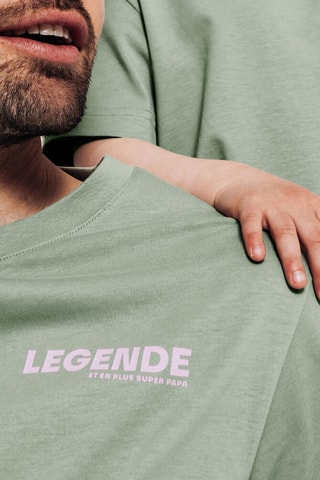 Camiseta regular fit de algodón orgánico - Verde claro
