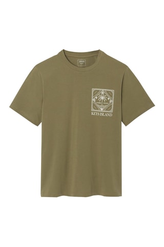 Camiseta regular fit - Caqui
