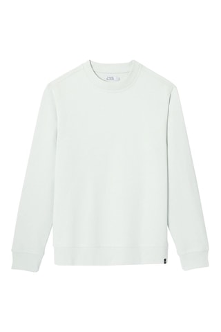 Sudadera de algodón orgánico - Celeste