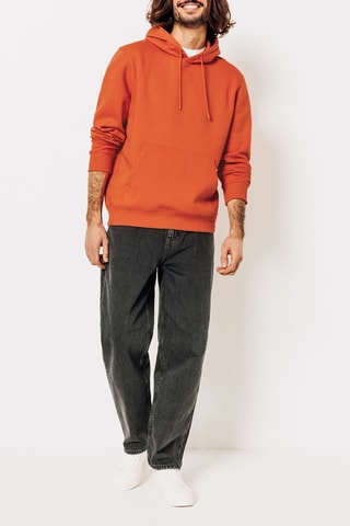 Sudadera con capucha - Rojo teja