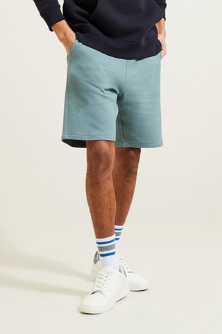 Short forrado con muletón - Azul