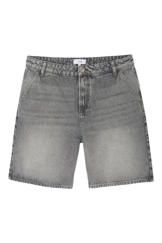 Bermudas vaqueras - Gris claro