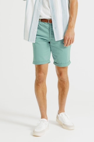 Bermudas de algodón orgánico - Celeste