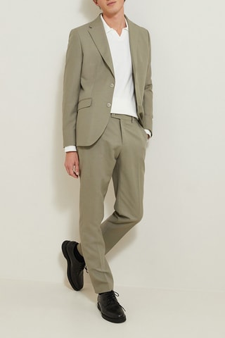 Pantalón de traje comfort fit - Beige