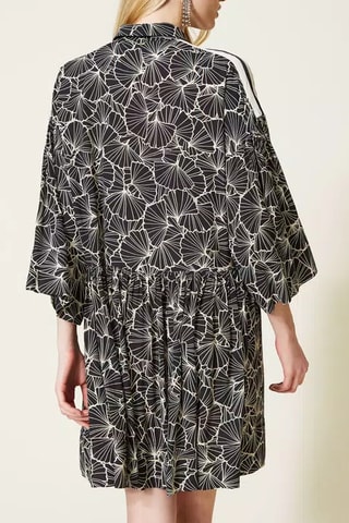 Vestido evasé - Twinset - Negro