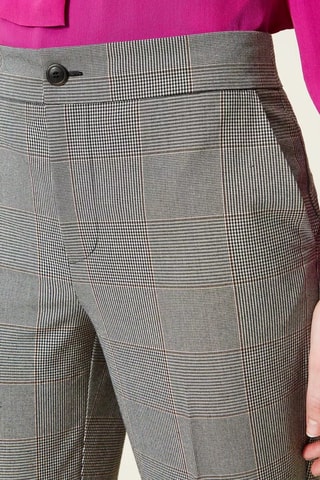 Pantalón - Twinset - Gris y rosa