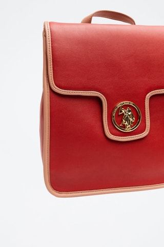 Mochila Stateside - US Polo - Rosa y rojo